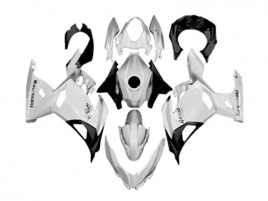 Online 2018-2024 Kawasaki Ninja 400 Motorcycle Fairings - White Silver Black Canada