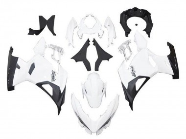 Online 2018-2024 Kawasaki Ninja 400 Motorcycle Fairings - White Black Canada