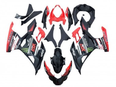 Online 2018-2024 Kawasaki Ninja 400 Motorcycle Fairings - Red Black Green Monster Canada