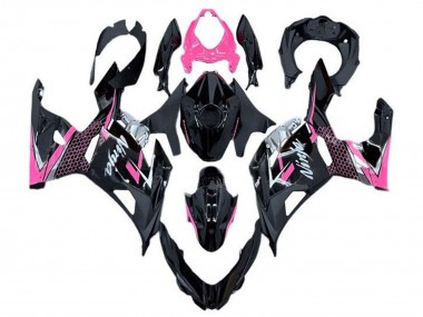Online 2018-2024 Kawasaki Ninja 400 Motorcycle Fairing - Glossy Black Pink White Canada