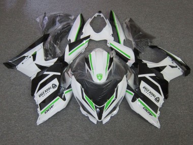 Online 2018-2024 Kawasaki Ninja 400 Motorcycle Fairings - White Green Black Trick Star Canada