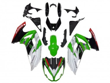 Online 2012-2016 Kawasaki Ninja 650 EX650 Motorcycle Fairings - White Green Black Red Monster Canada