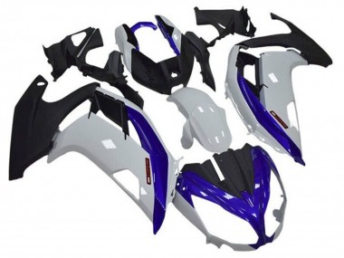 Online 2012-2016 Kawasaki Ninja 650 EX650 Motorcycle Fairings - White Blue Matte Black Canada