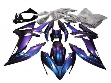 Online 2017-2019 Kawasaki Ninja 650 EX650 Motorcycle Fairings - Purple Blue Chameleon Canada
