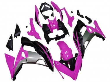 Online 2017-2019 Kawasaki Ninja 650 EX650 Motorcycle Fairings - Pink Black Grey Canada