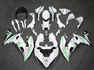 Online 2017-2019 Kawasaki Ninja 650 EX650 Motorcycle Fairings - White Silver Green Blue Canada