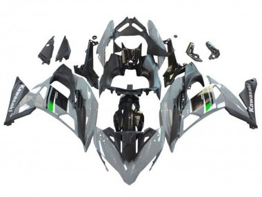 Online 2017-2019 Kawasaki Ninja 650 EX650 Motorcycle Fairings - Grey Black Green Canada