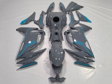 Online 2020-2024 Kawasaki Ninja 650 EX650 Motorcycle Fairings - Grey Blue Canada
