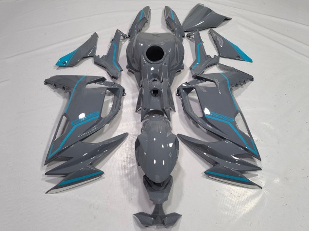 2020-2024 Kawasaki Ninja 650 EX650 Motorcycle Fairings - Grey Blue Canada