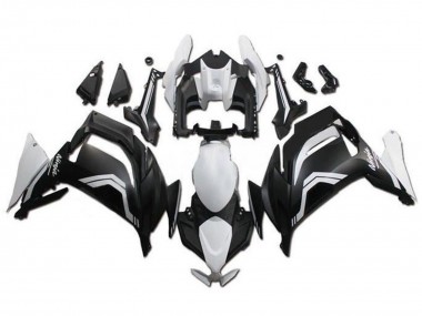 Online 2020-2024 Kawasaki Ninja 650 EX650 Motorcycle Fairings - White Matte Black Canada