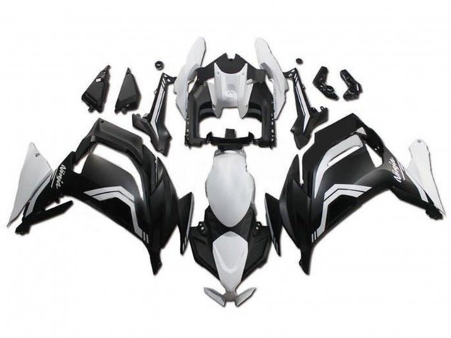 2020-2025 Kawasaki Ninja 650 EX650 Motorcycle Fairings - White Matte Black Canada