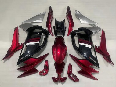 Online 2020-2024 Kawasaki Ninja 650 EX650 Motorcycle Fairings - Red Silver White Black Canada
