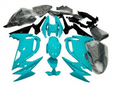 Online 2020-2024 Kawasaki Ninja 650 EX650 Motorcycle Fairings - Light Blue Black Canada