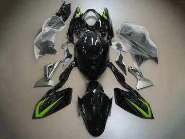 Online 2018-2024 Kawasaki Z400 Motorcycle Fairings - Glossy Black Green Silver Canada