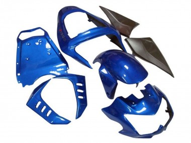 Online 2003-2006 Kawasaki Z1000 Motorcycle Fairings - Blue Matte Black Canada
