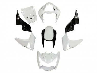 Online 2007-2009 Kawasaki Z1000 Motorcycle Fairings - White Black Canada