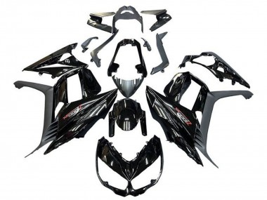 Online 2010-2016 Kawasaki Z1000SX Motorcycle Fairings - Glossy Black Canada