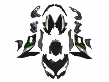 Online 2015-2021 Kawasaki Versys 650 Motorcycle Fairings - Black Green Silver Canada