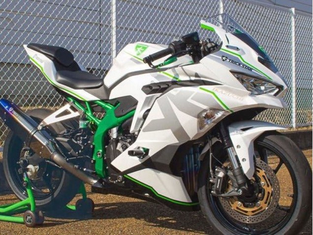 2019-2025 Kawasaki ZX25R ZX-25R Motorcycle Fairings - White Silver Green Canada