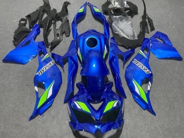 2019-2025 Kawasaki ZX25R ZX-25R Motorcycle Fairings - Blue Green Ecstar Canada
