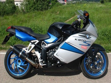 Online 2005-2010 BMW K1200S Motorcycle Fairings - Silver Blue Black Canada