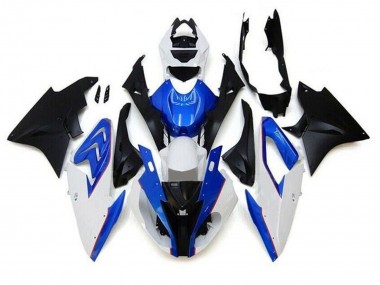 Online 2015-2016 BMW S1000RR Motorcycle Fairings - White Blue Matte Black Canada