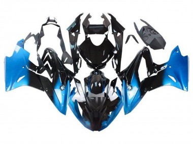 Online 2015-2016 BMW S1000RR Motorcycle Fairings - Blue Glossy Black Canada