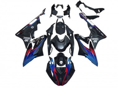 Online 2015-2016 BMW S1000RR Motorcycle Fairings - Blue Red Matte Black Canada