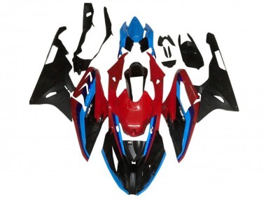 Online 2015-2016 BMW S1000RR Motorcycle Fairings - Red Blue Black Stripe Canada