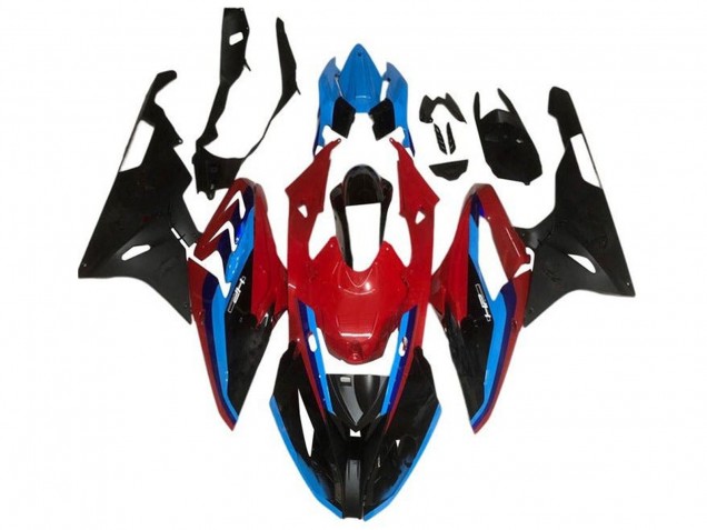 2015-2016 BMW S1000RR Motorcycle Fairings - Red Blue Black Stripe Canada