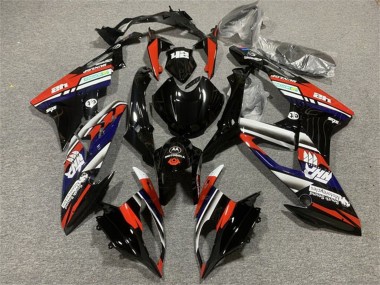 Online 2015-2016 BMW S1000RR Motorcycle Fairings - White Red Blue Glossy Black Stripe Canada
