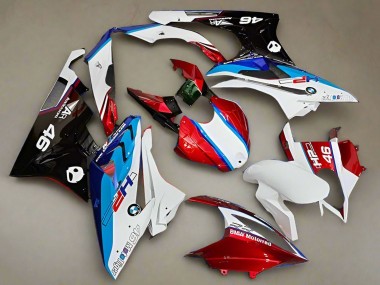 Online 2019-2022 BMW S1000RR Motorcycle Fairings - White Red Blue HP Canada