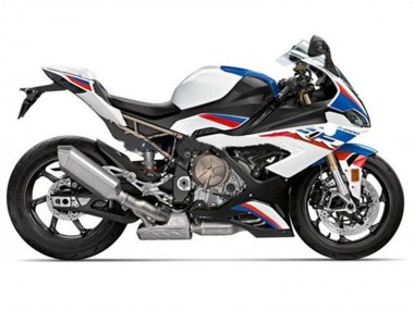 Online 2019-2022 BMW S1000RR Motorcycle Fairings - White Blue Red Stripe Canada