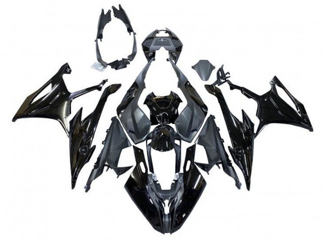 2019-2022 BMW S1000RR Motorcycle Fairings - Glossy Black Matte Black Canada