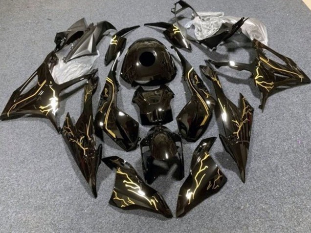 2019-2022 BMW S1000RR Motorcycle Fairings - Black Gold Canada