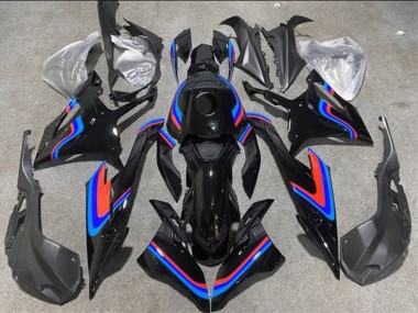 Online 2019-2022 BMW S1000RR Motorcycle Fairings - Black Double Blue Red Canada