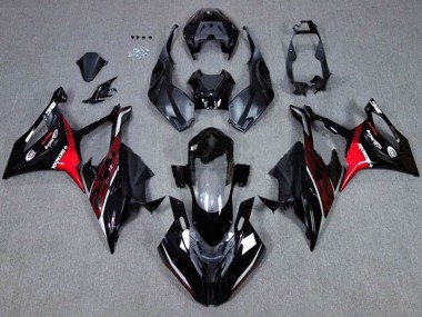 Online 2019-2022 BMW S1000RR Motorcycle Fairings - Black Dark Red Red Canada