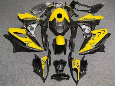 Online 2019-2022 BMW S1000RR Motorcycle Fairings - Yellow Faux Carbon Fiber Canada