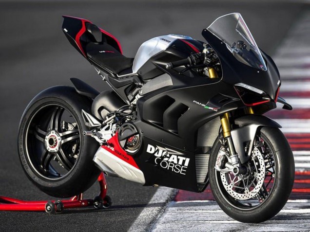 2022-2024 Ducati Panigale V4 V4S Motorcycle Fairings - Matte Black Silver Red Canada