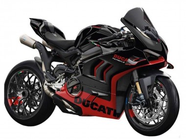 Online 2022-2024 Ducati Panigale V4 V4S Motorcycle Fairings - Black Red Canada