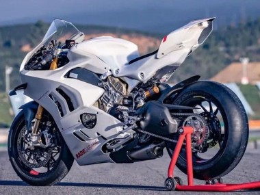 Online 2022-2024 Ducati Panigale V4 V4S Motorcycle Fairings - White Canada