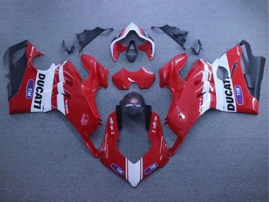 Online 2020-2021 Ducati Panigale V4 V4S Motorcycle Fairings - White Red Matte Black Tim Canada