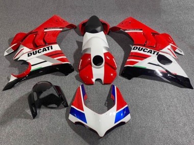 Online 2020-2021 Ducati Panigale V4 V4S Motorcycle Fairings - White Red Blue Glossy Black Canada