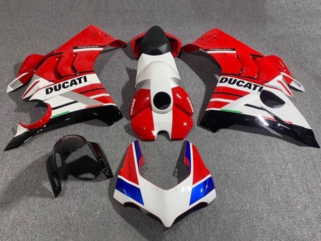 2020-2021 Ducati Panigale V4 V4S Motorcycle Fairings - White Red Blue Glossy Black Canada