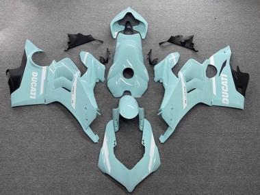 Online 2020-2021 Ducati Panigale V4 V4S Motorcycle Fairings - Light Blue White Canada