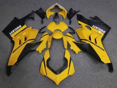 Online 2020-2021 Ducati Panigale V4 V4S Motorcycle Fairings - Yellow White Matte Black Canada