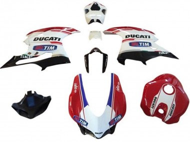 Online 2015-2020 Ducati 959/1299 Motorcycle Fairings - White Red Blue Glossy Black Tim Canada