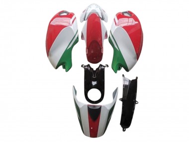 Online 2008-2012 Ducati Monster 696 796 1100 1100S Motorcycle Fairings - White Red Green Canada