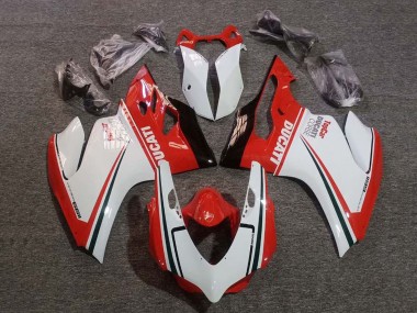 Online 2011-2014 Ducati Panigale 1199 Motorcycle Fairings - White Red Green Glossy Black Corse Canada