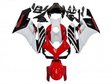 Online 2004-2005 Honda CBR1000RR Motorcycle Fairing - White Red Glossy Black Stripe Canada